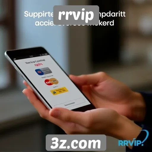 os métodos de pagamento disponíveis no rrvip